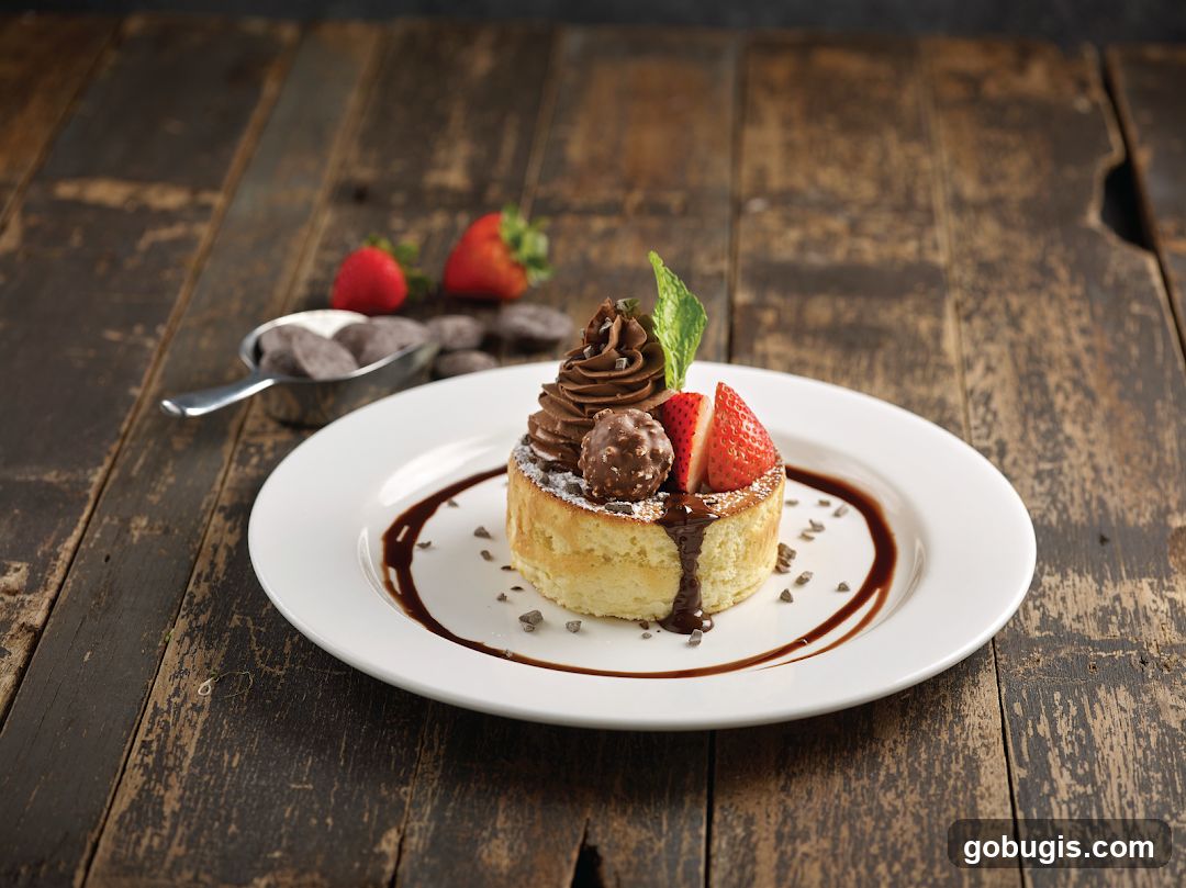 Chocolate Dessert with Strawberries