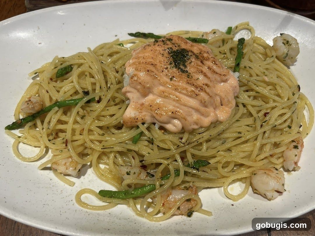 Salmon and Shrimp Pasta
