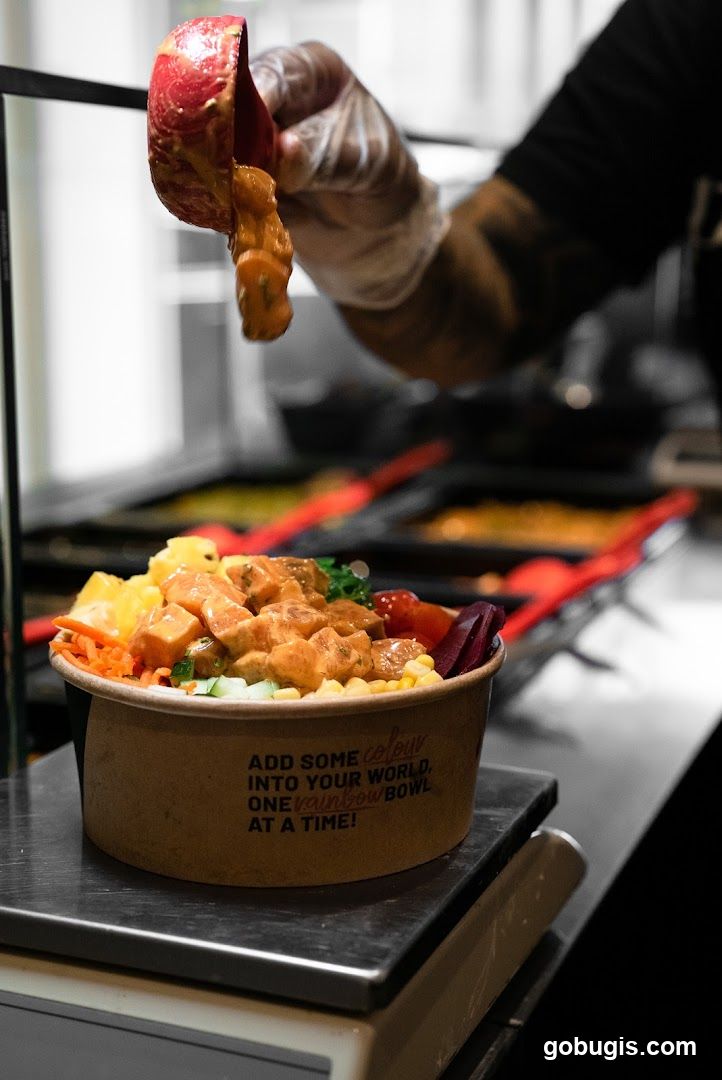 Adding Sauce to a Rainbow Bowl
