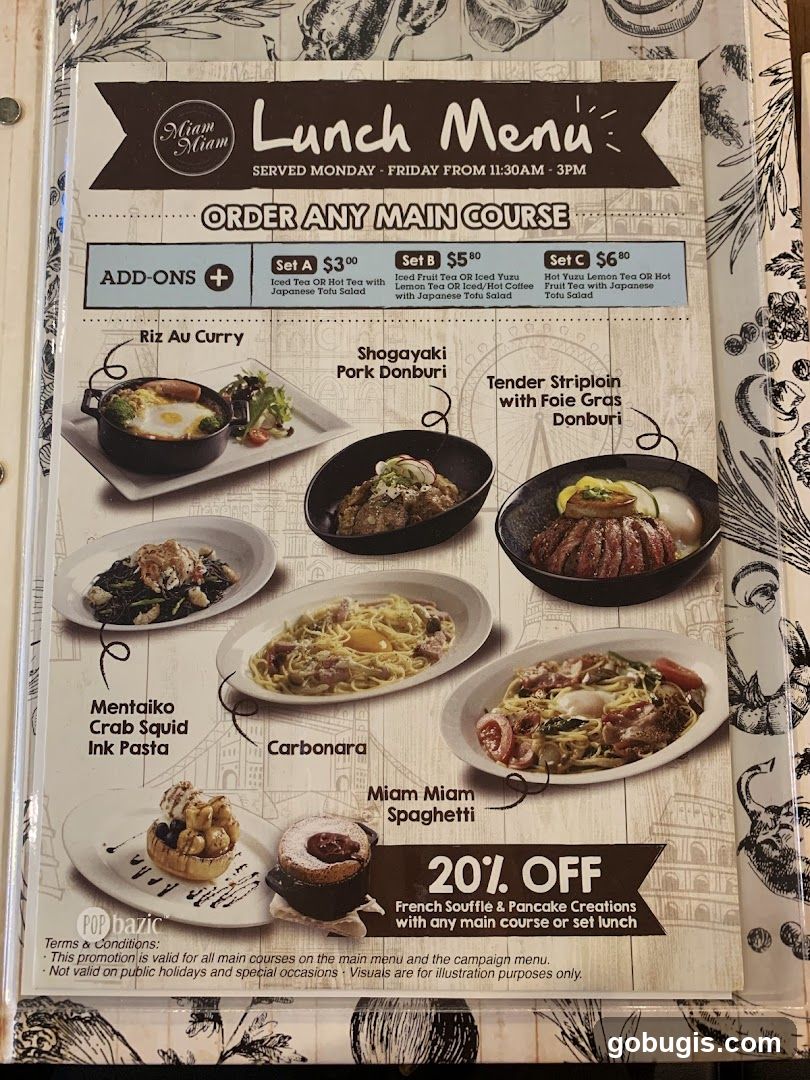 Lunch Menu