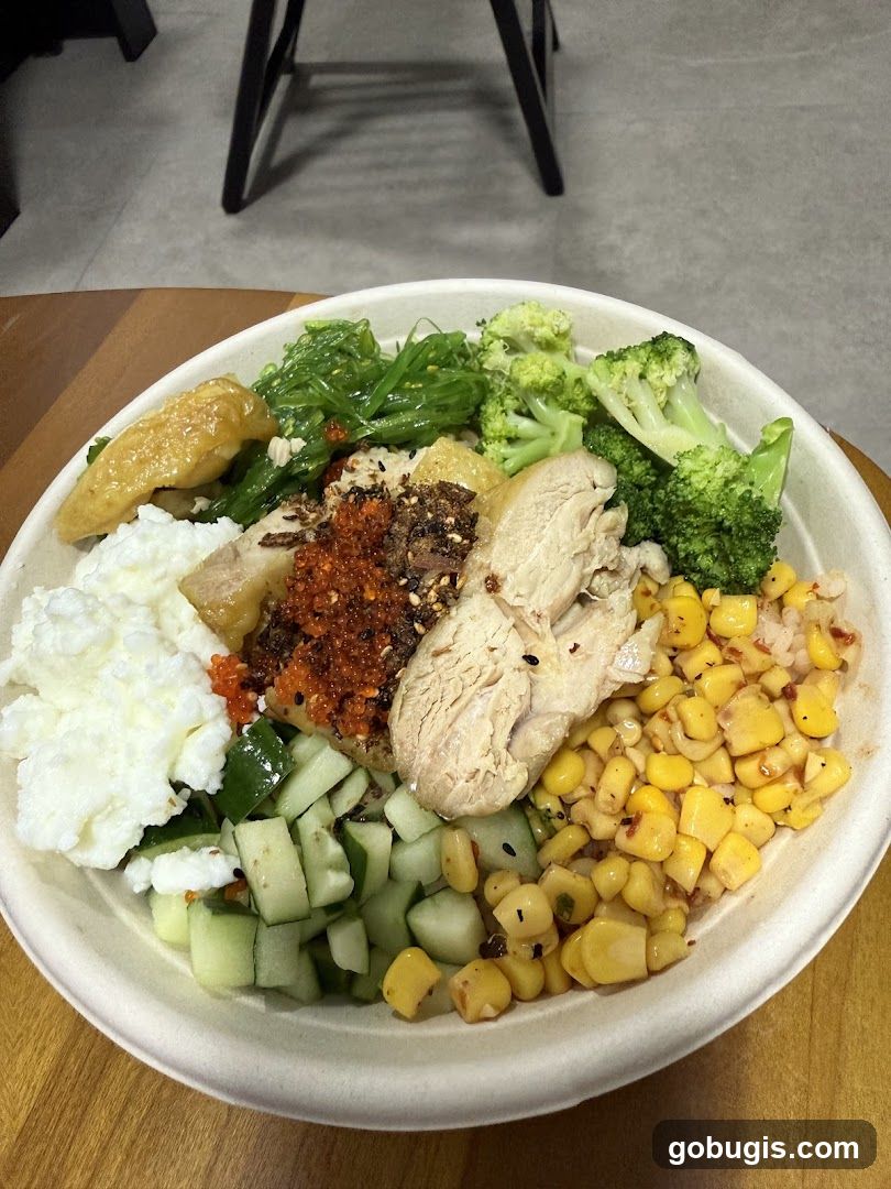 Chicken and Vegetable Bowl