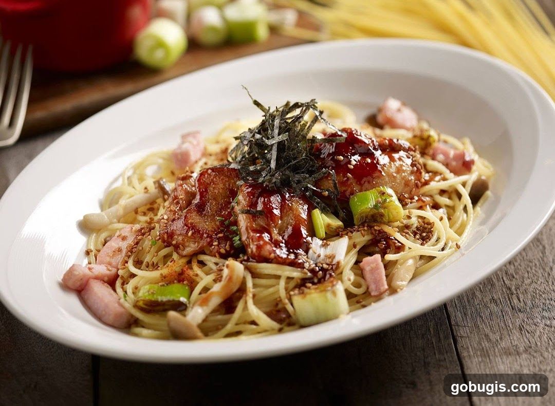 Spaghetti with Meat and Vegetables