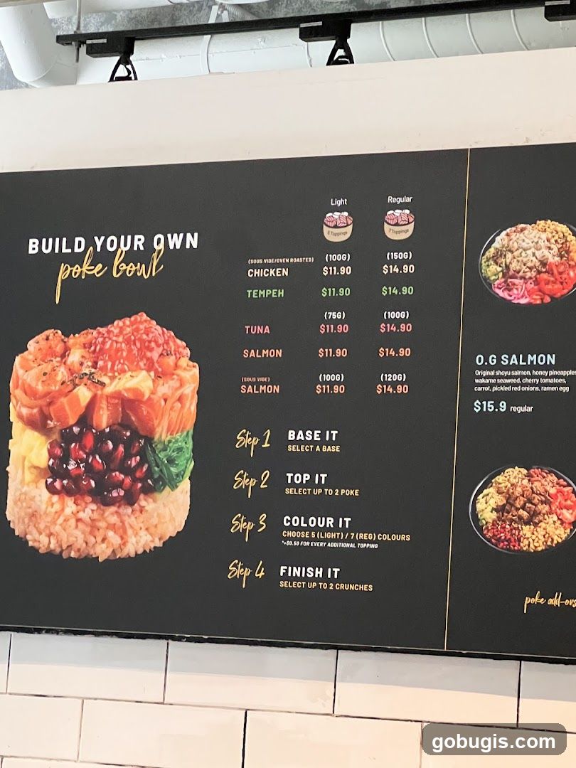 Build Your Own Poke Bowl