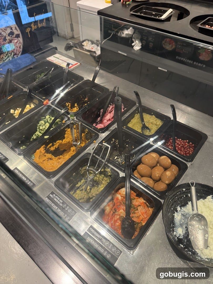 Food Bar Toppings