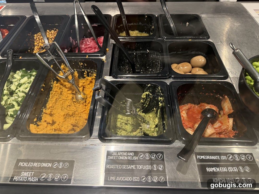 Food Bar Toppings