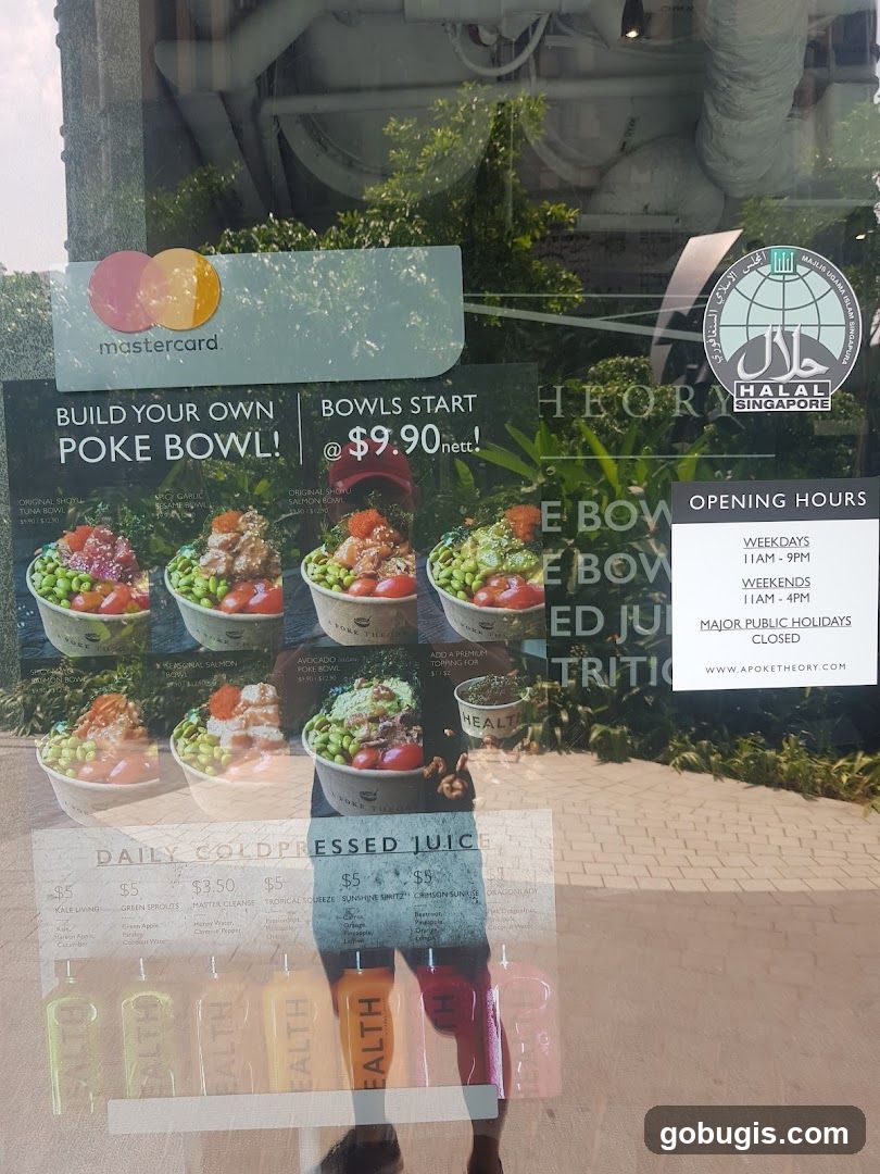 Poke Bowl and Juice Menu