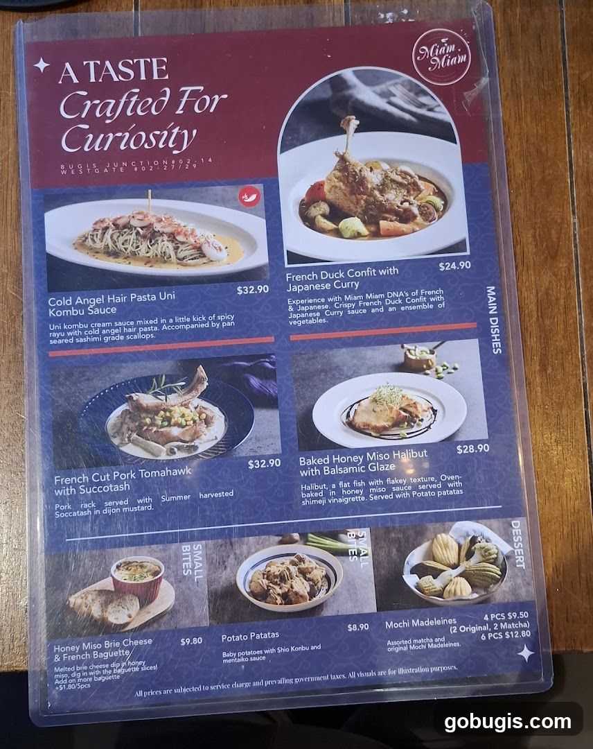 Miam Miam Menu