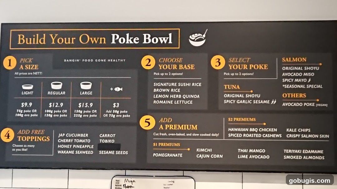 Build Your Own Poke Bowl