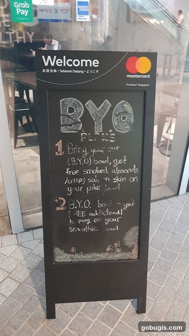 BYO Perks Sign