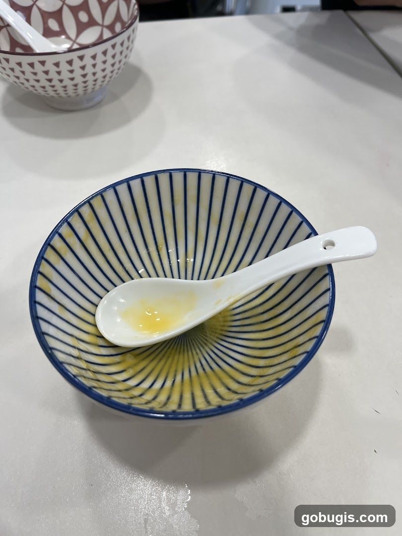 Empty Bowl with Spoon