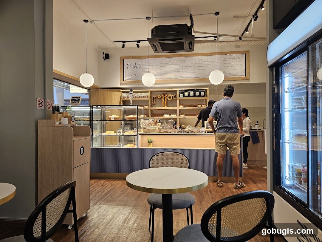 Bakery Interior with Menu