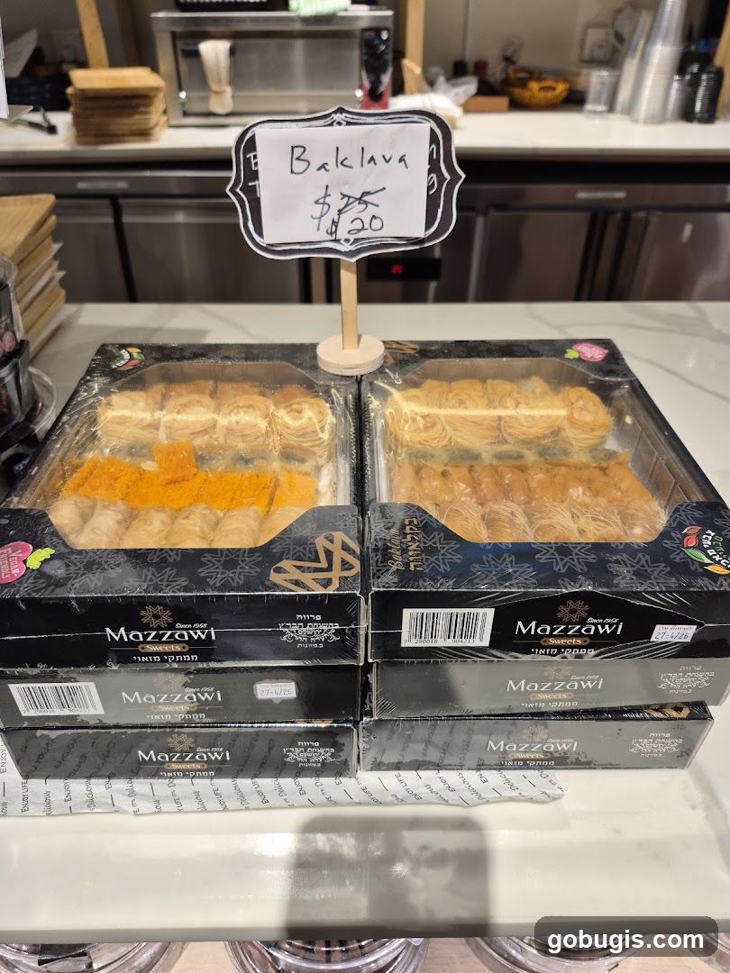 Baklava Display
