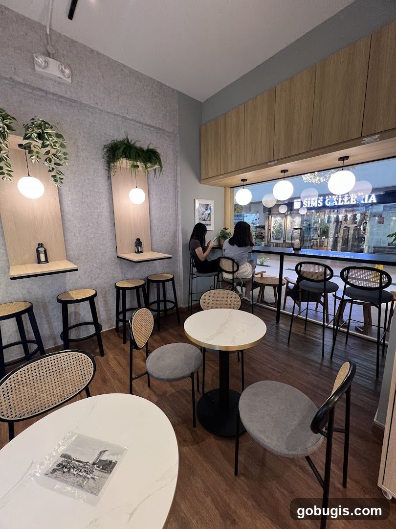 Cafe Interior with Seating