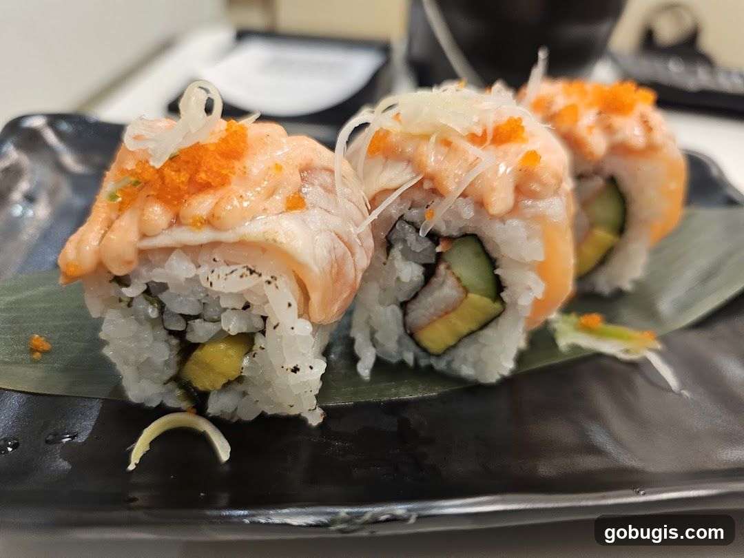 Salmon Sushi Rolls