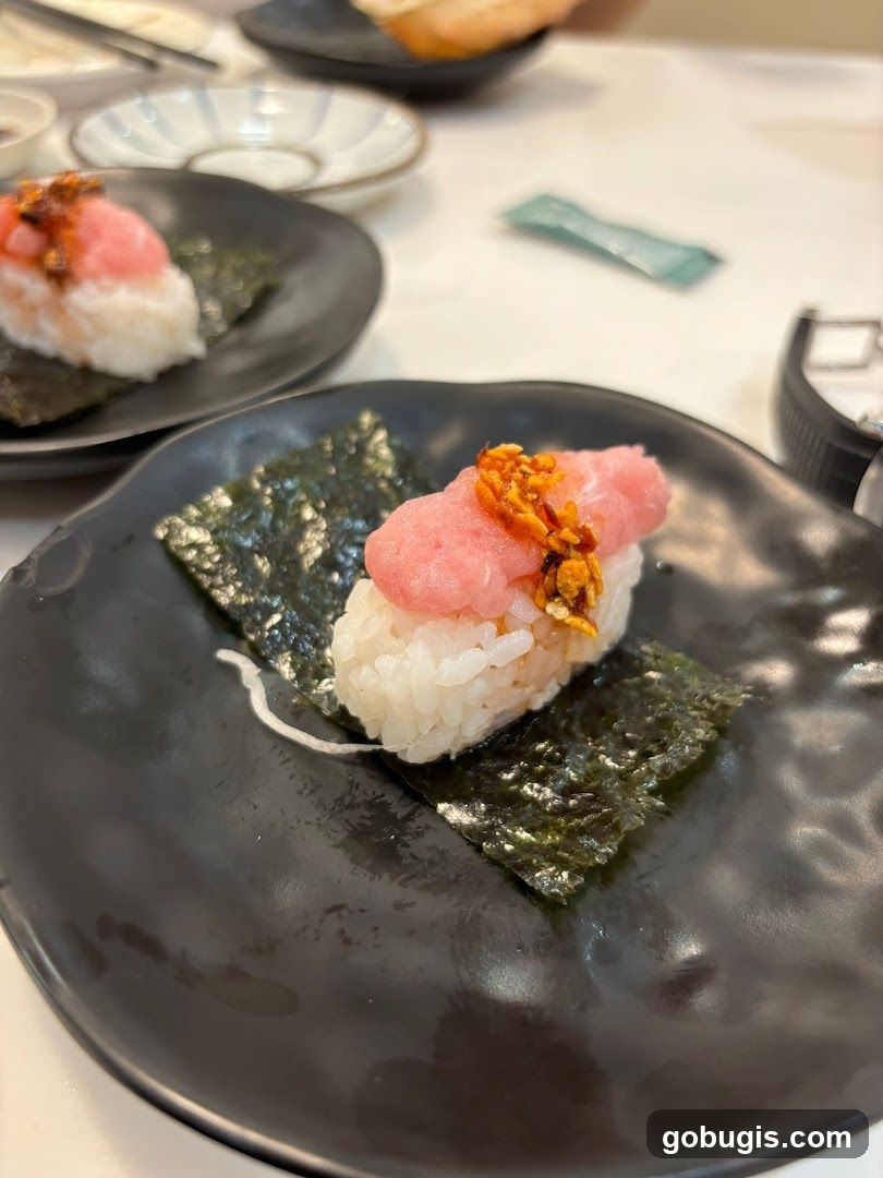 Tuna Nigiri Sushi
