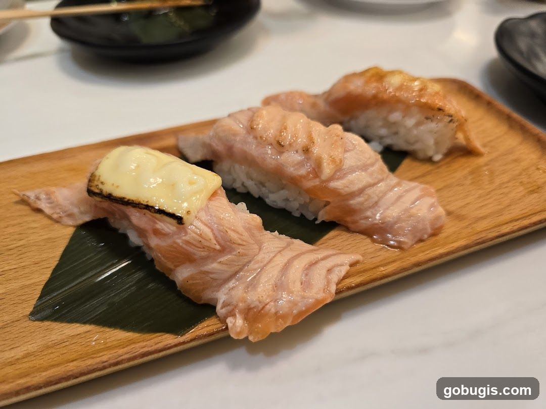 Salmon Nigiri Sushi