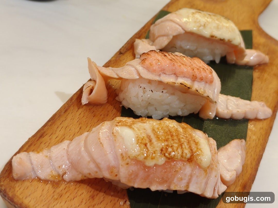 Seared Salmon Nigiri