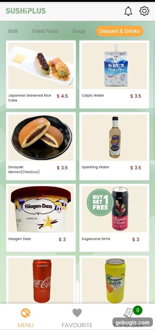 SushiPlus Menu