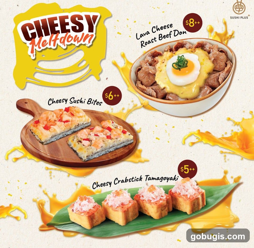 Cheesy Meltdown Menu