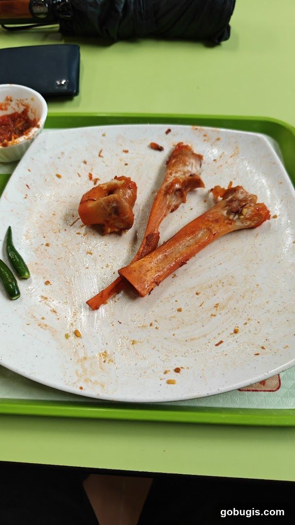Leftover Food on Plate