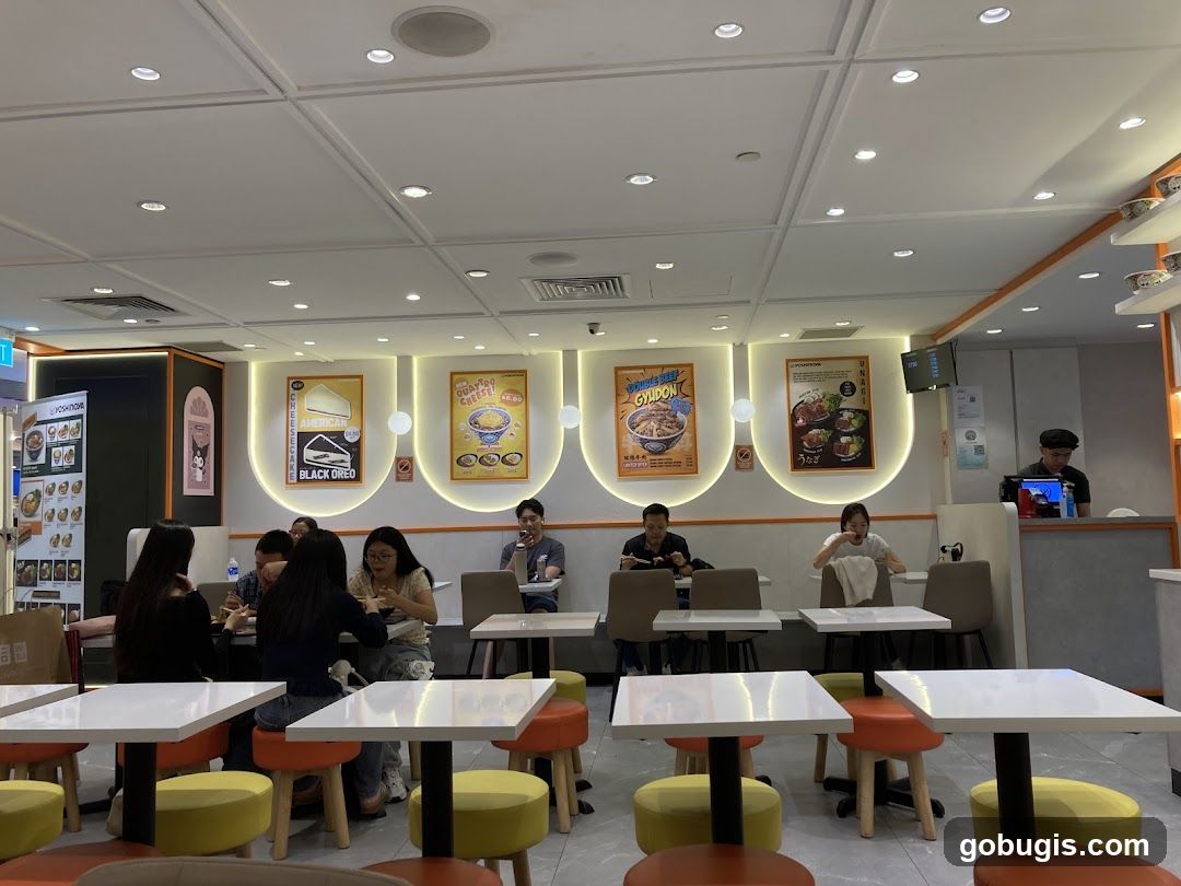 Restaurant Interior with Diners