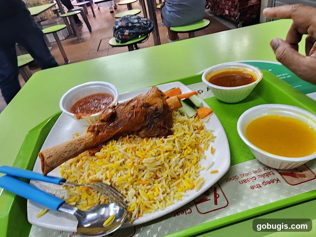 Lamb Shank with Rice