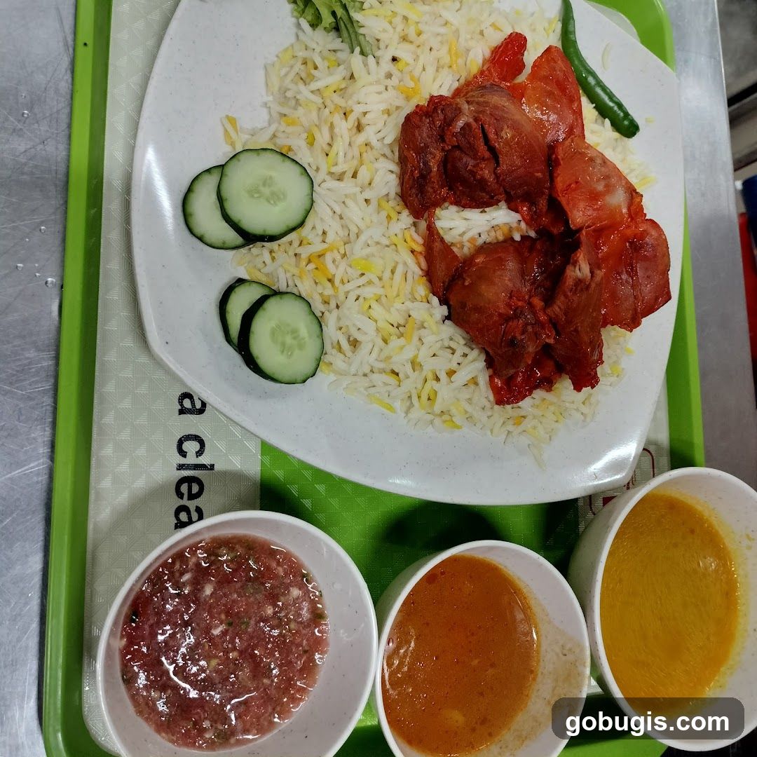 Chicken Rice with Condiments