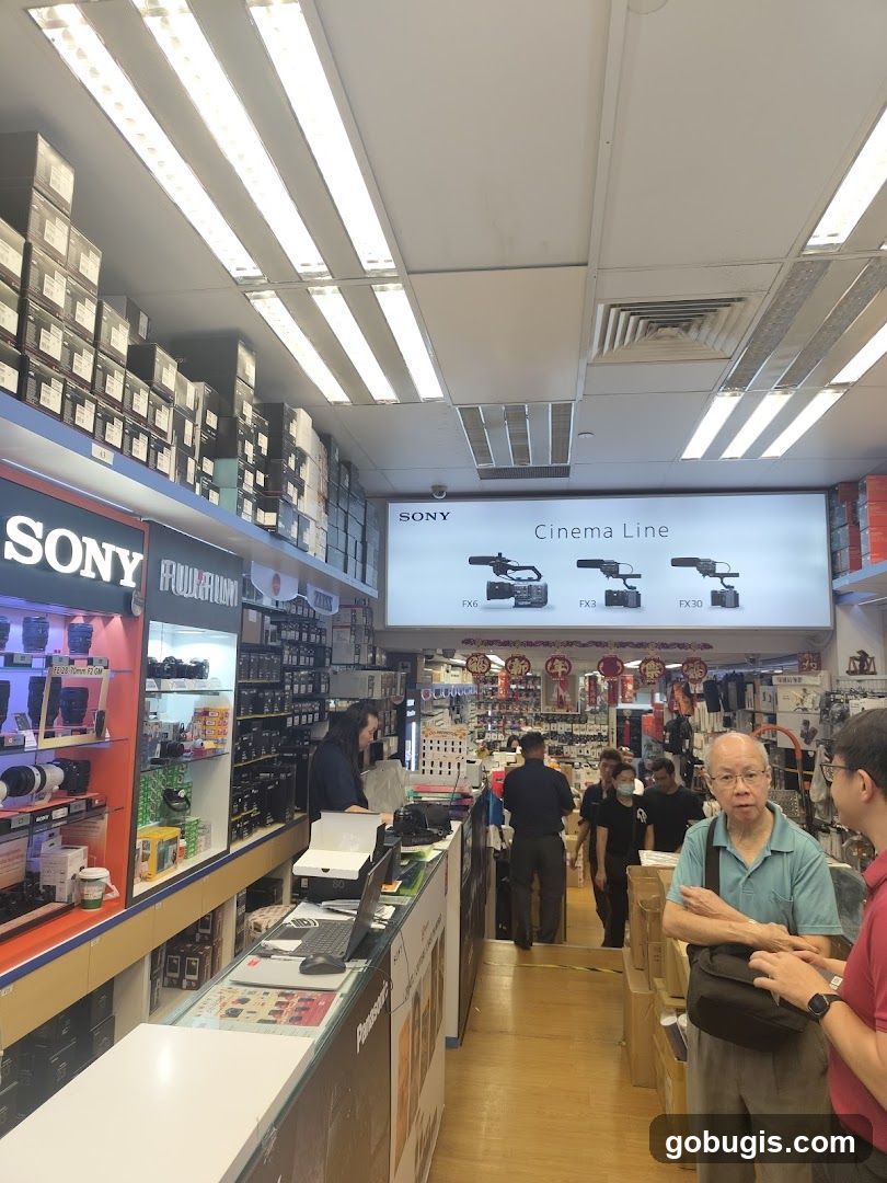 Camera Store Interior