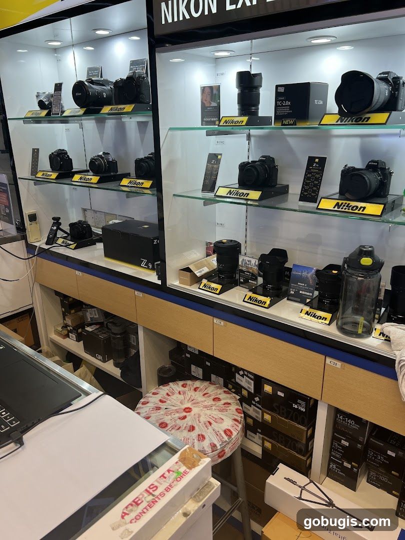 Nikon Camera Store Display