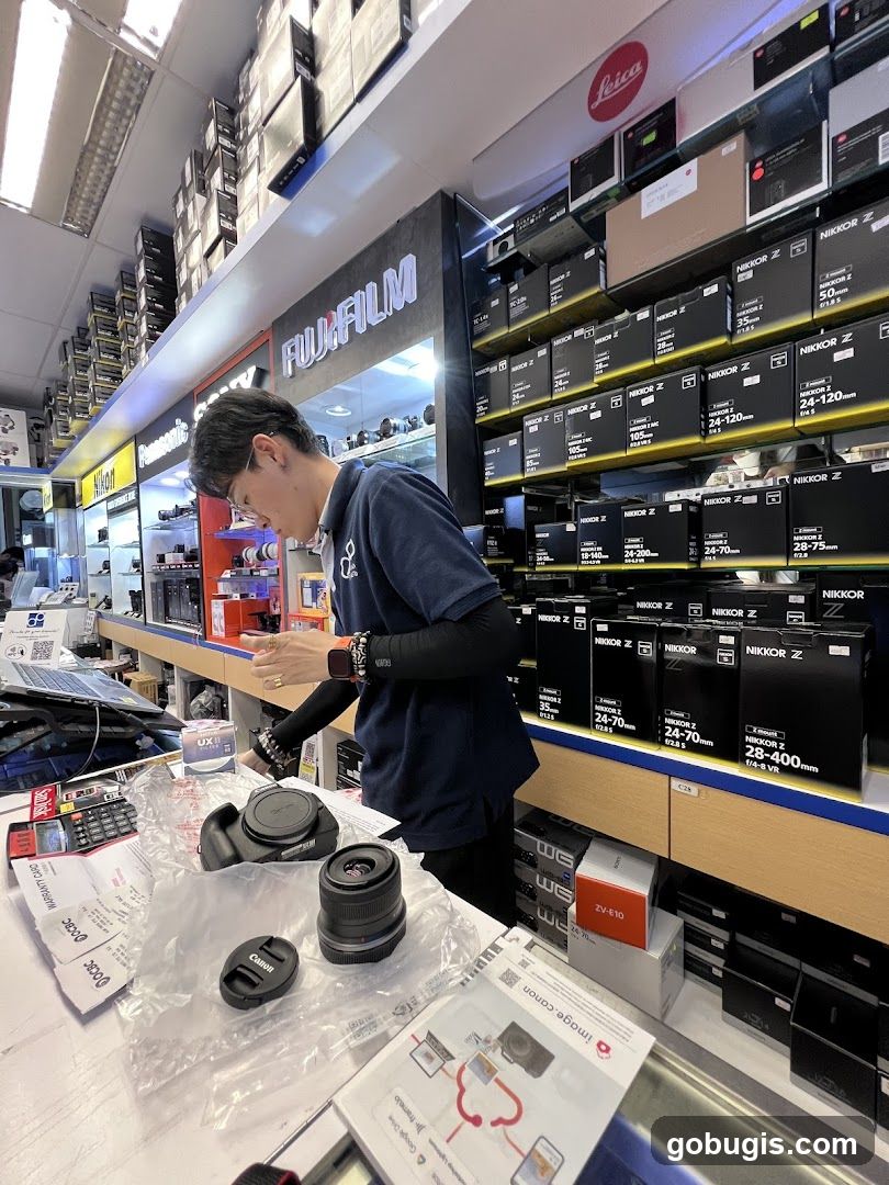 Camera Store Interior