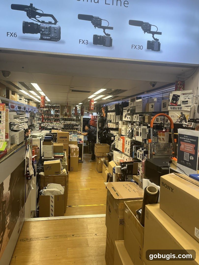 Camera Store Interior