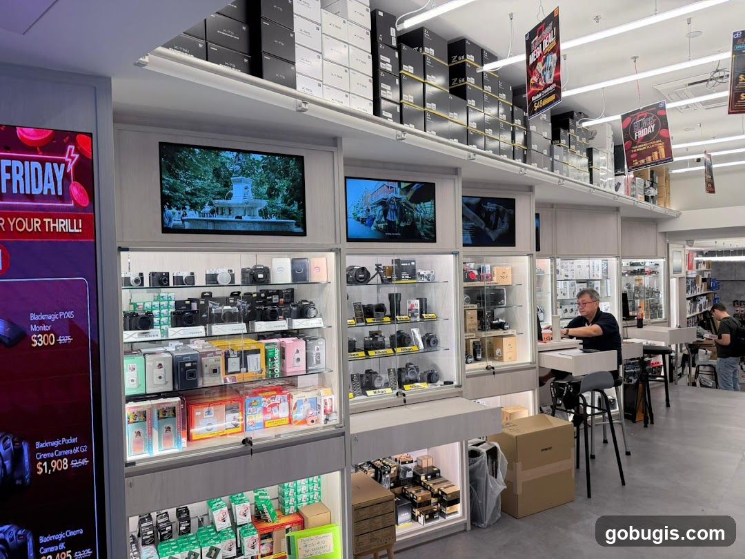 Camera Store Interior