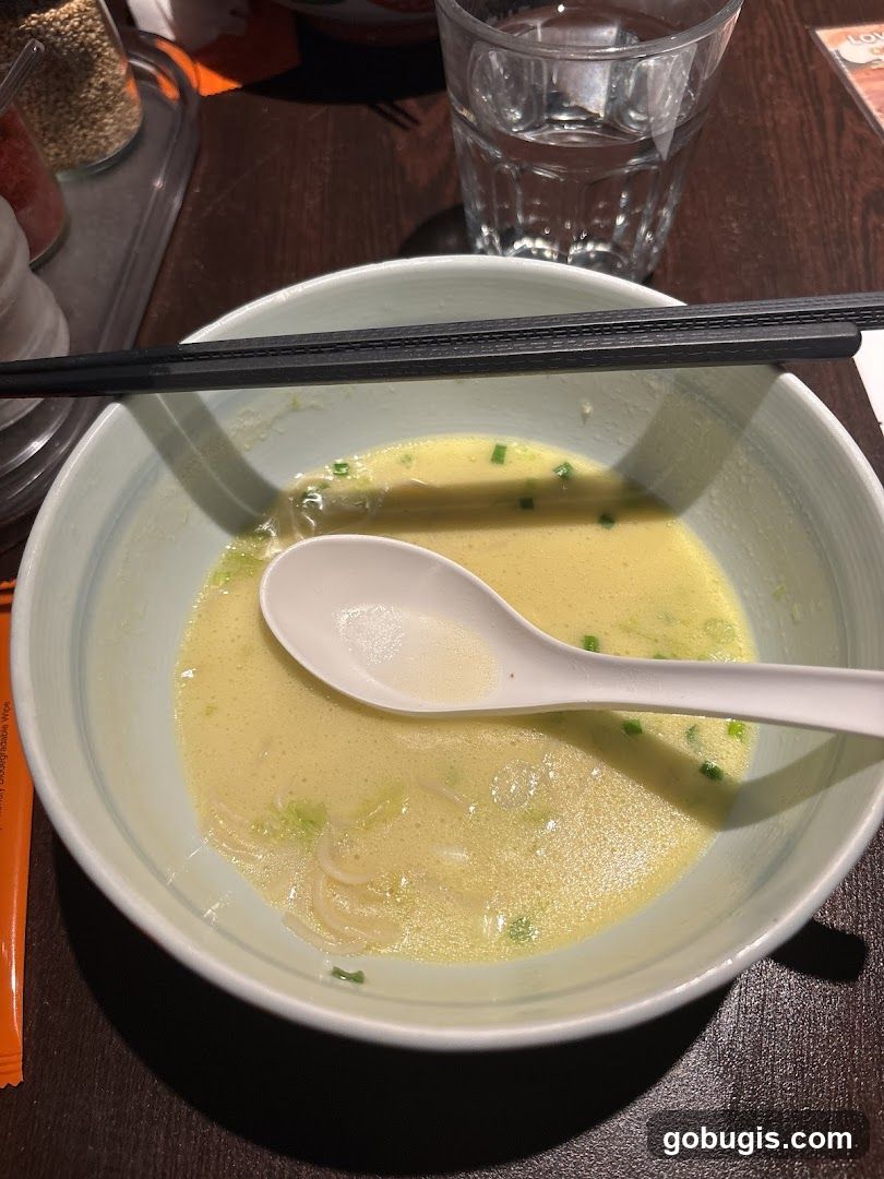 Ramen Bowl with Chopsticks and Spoon