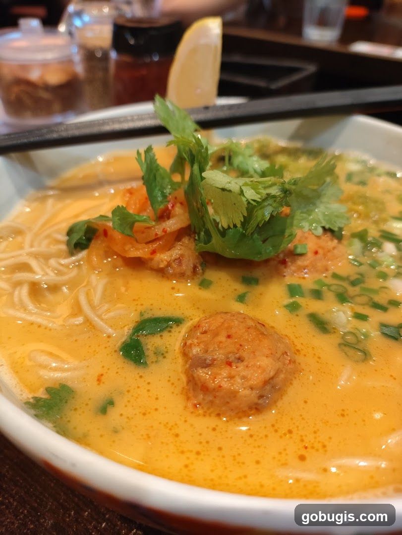 Noodle Soup with Meatballs