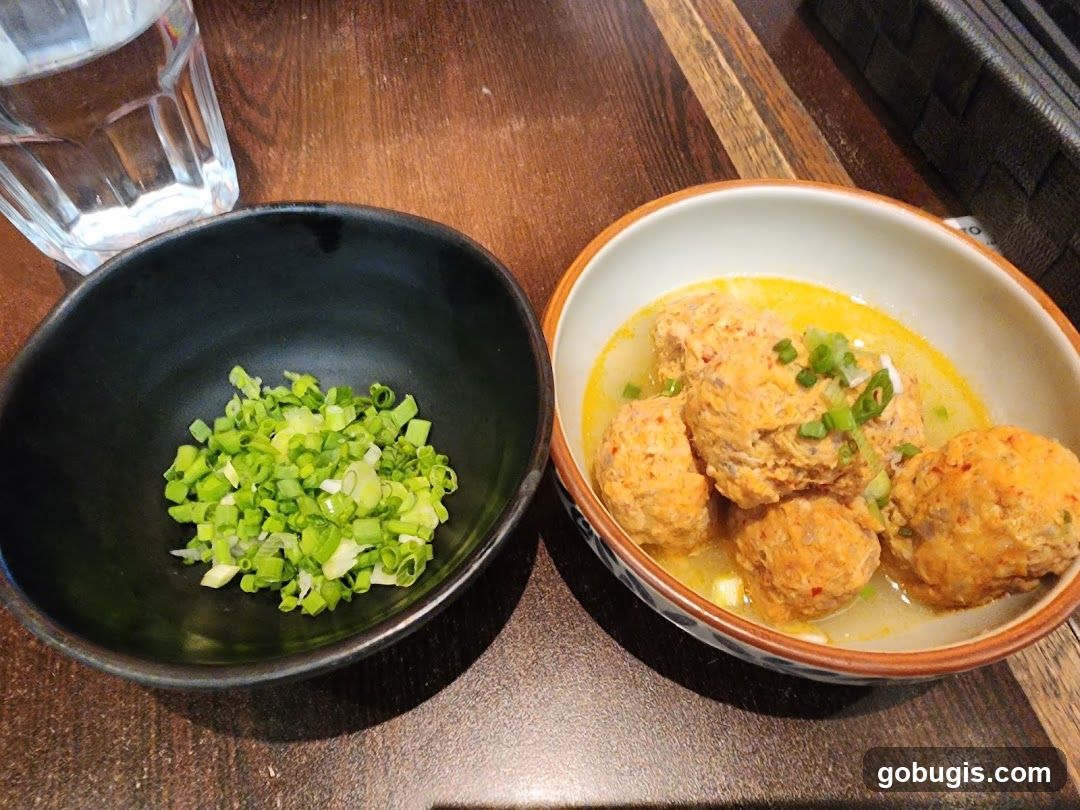 Meatballs with Scallions
