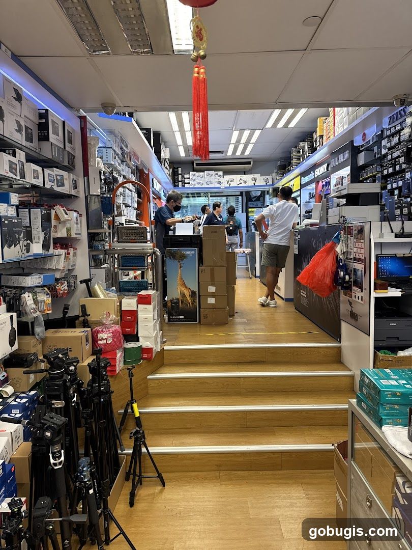 Camera Store Interior