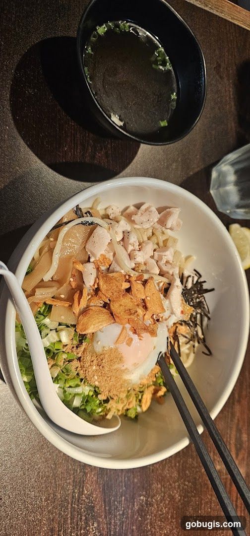 Noodle Dish with Egg and Chicken