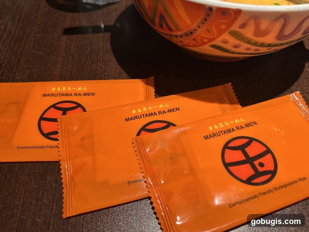 Marutama Ramen Wipes