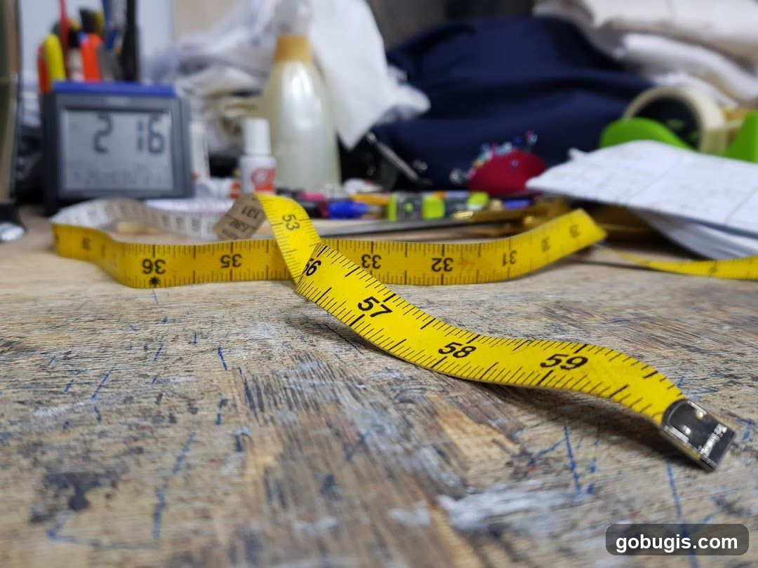 Measuring Tape on Workbench