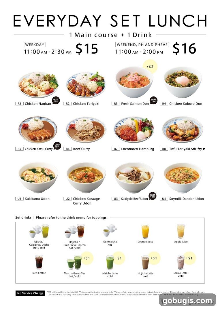 EVERYDAY SET LUNCH