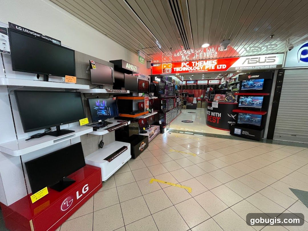 Computer Store Display
