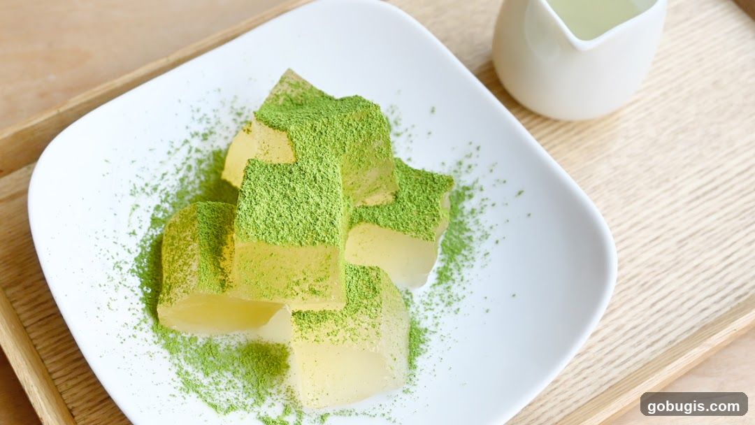 Matcha Jelly Dessert