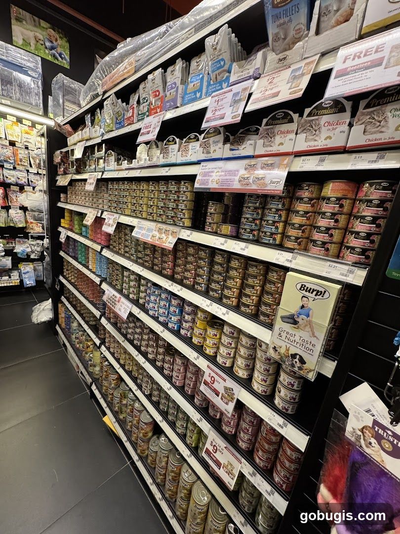 Pet Food Aisle