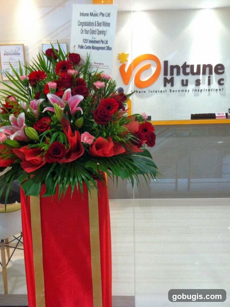 Grand Opening Flower Arrangement