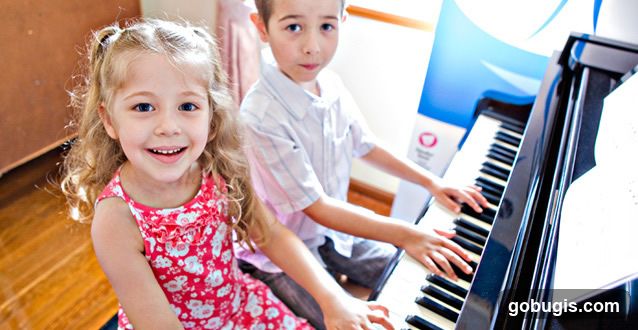 Children Playing Piano
