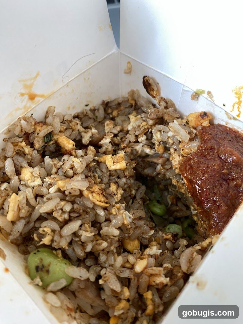 Fried Rice with Edamame and Sauce