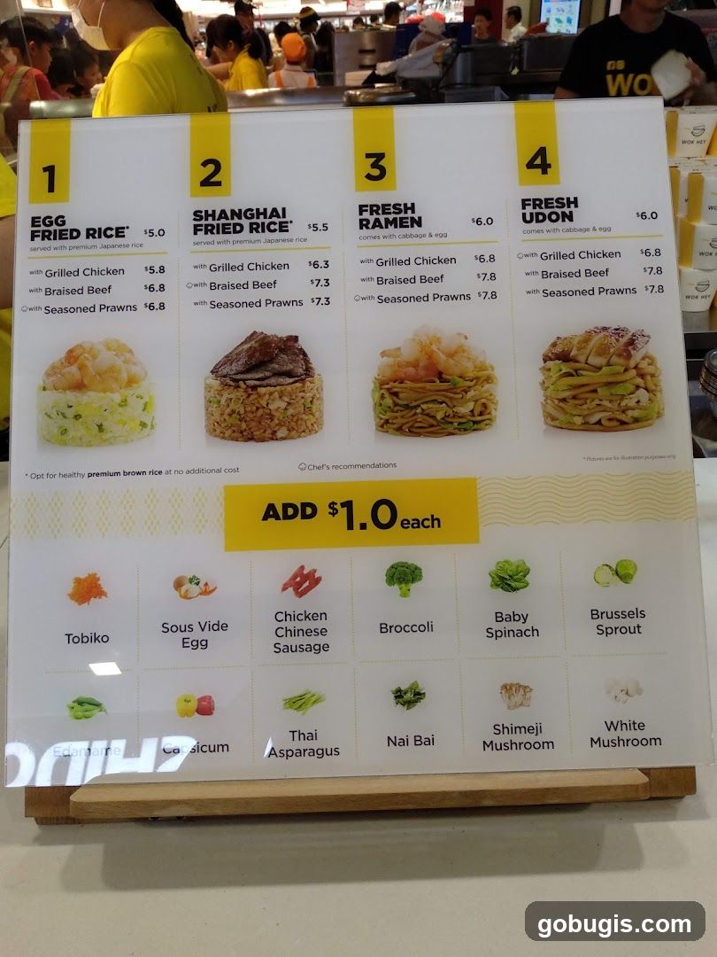 Wok Hey Menu