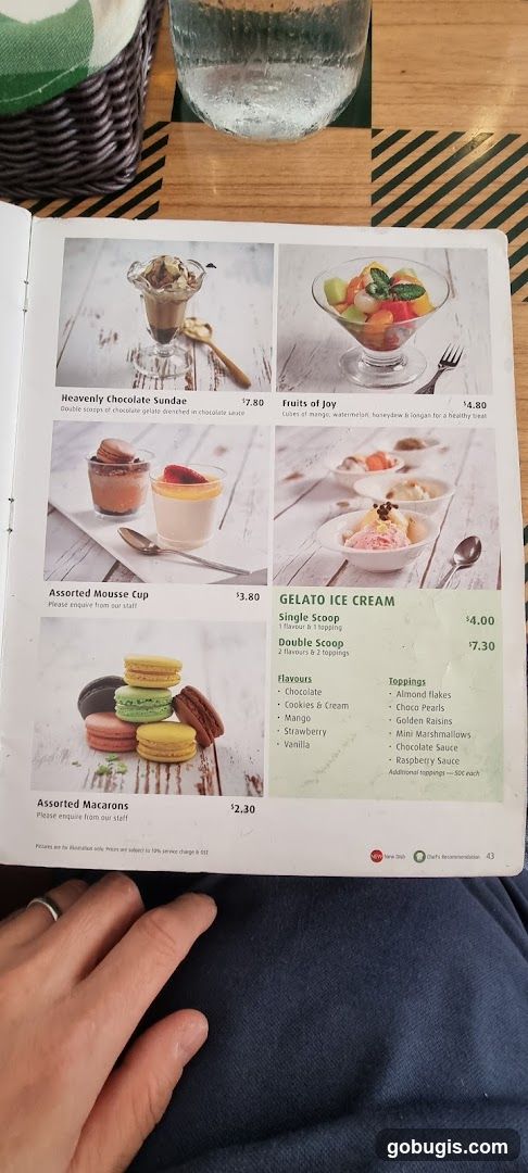 Dessert Menu
