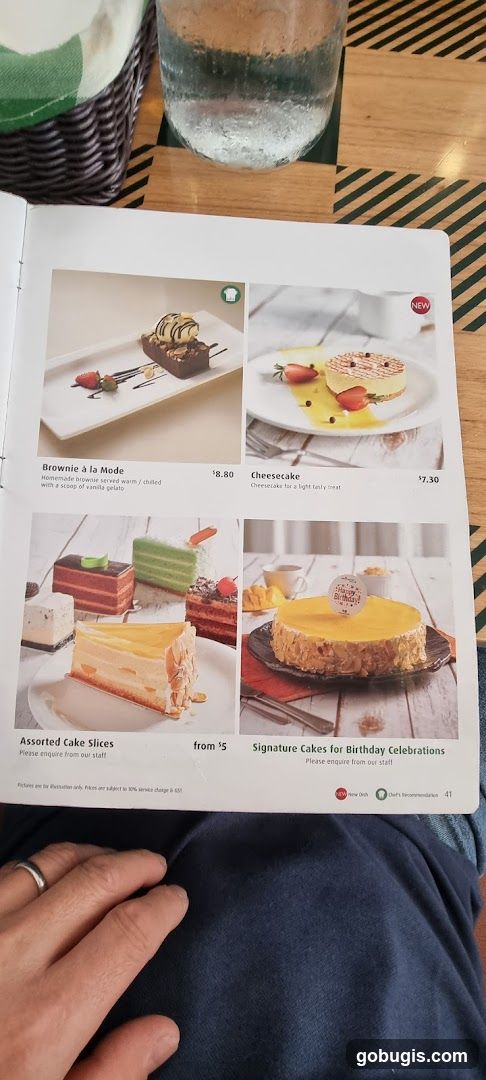 Dessert Menu