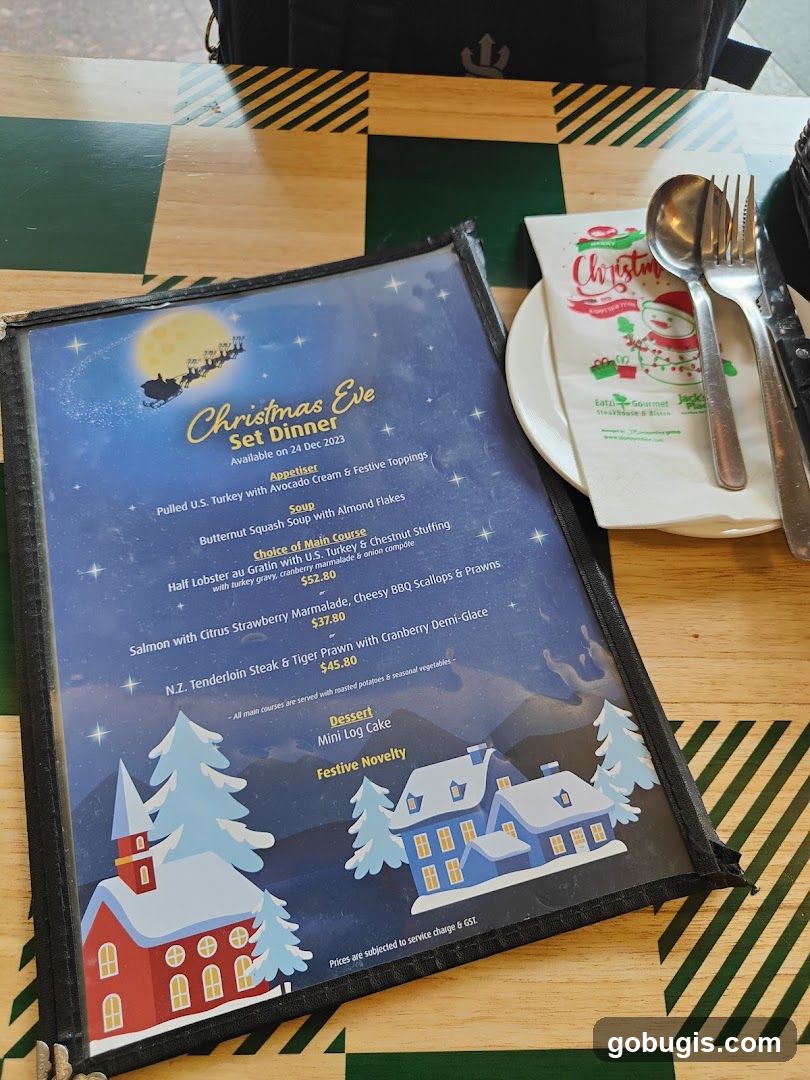 Christmas Eve Set Dinner